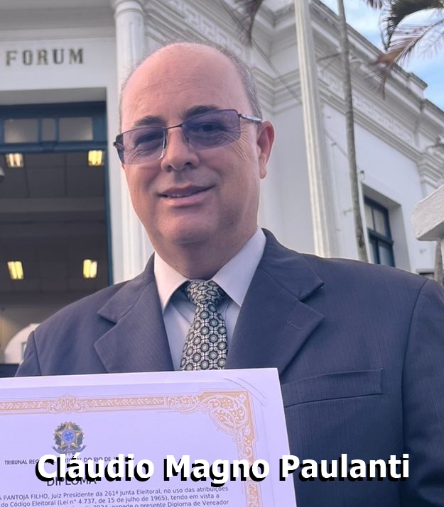 1° Secretário -  Cláudio Magno Paulanti