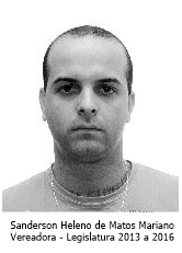 Sanderson Heleno de Matos Mariano- Vereador